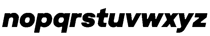DenimINK TRIAL INKWDHeavyItalic Instance Font LOWERCASE