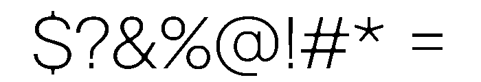 DenimINK TRIAL INKWDLight Instance Font OTHER CHARS