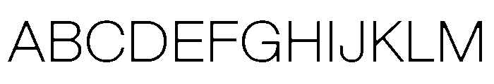 DenimINK TRIAL INKWDLight Instance Font UPPERCASE