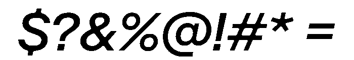 DenimINK TRIAL INKWDMediumItalic Instance Font OTHER CHARS