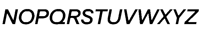 DenimINK TRIAL INKWDMediumItalic Instance Font UPPERCASE