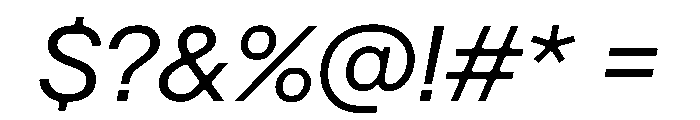 DenimINK TRIAL INKWDRegularItalic Instance Font OTHER CHARS