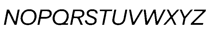 DenimINK TRIAL INKWDRegularItalic Instance Font UPPERCASE