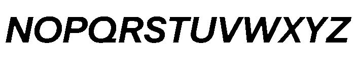 DenimINK TRIAL INKWDSemiBoldItalic Instance Font UPPERCASE