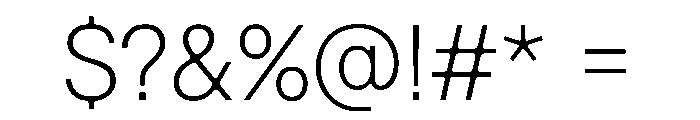 DenimINK TRIAL Light Instance Font OTHER CHARS