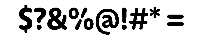 Detail Bold Font OTHER CHARS
