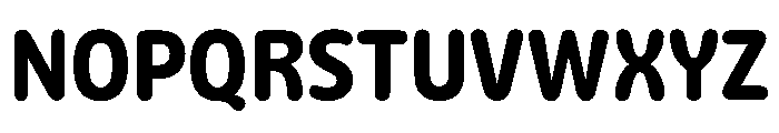 Detail Bold Font UPPERCASE