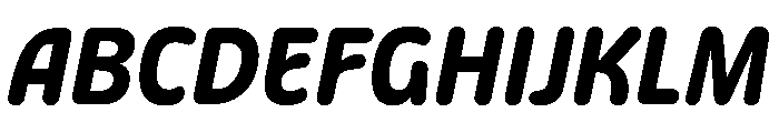 Detail BoldItalic Instance Font UPPERCASE