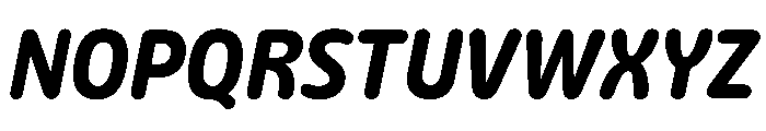 Detail BoldItalic Instance Font UPPERCASE