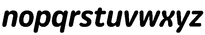 Detail BoldItalic Instance Font LOWERCASE
