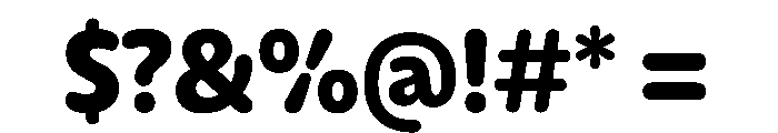 Detail ExtraBold Font OTHER CHARS