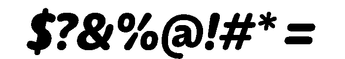 Detail ExtraBoldItalic Instance Font OTHER CHARS