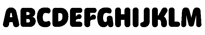 Detail Heavy Font UPPERCASE