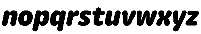Detail HeavyItalic Instance Font LOWERCASE