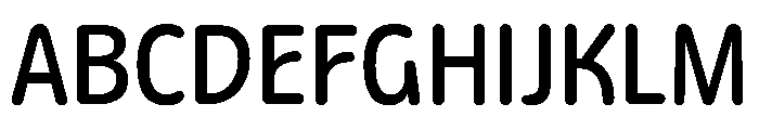Detail Medium Instance Font UPPERCASE