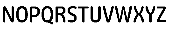 Detail Medium Instance Font UPPERCASE