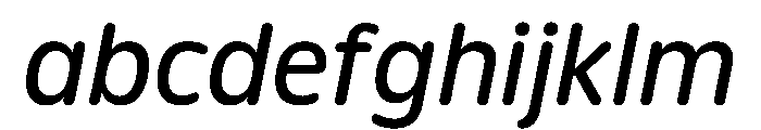 Detail MediumItalic Instance FONT