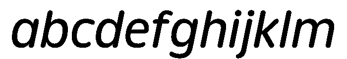 Detail MediumItalic FONT