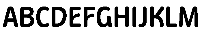 Detail SemiBold Instance Font UPPERCASE
