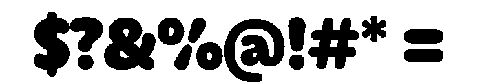 Detail Ultra Instance Font OTHER CHARS