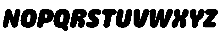 Detail UltraItalic Instance Font UPPERCASE