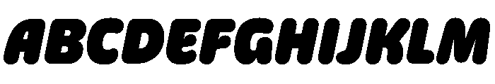 Detail UltraItalic Font UPPERCASE