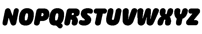 Detail UltraItalic Font UPPERCASE