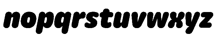 Detail UltraItalic Font LOWERCASE