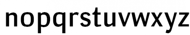 Deca Sans Medium Font LOWERCASE