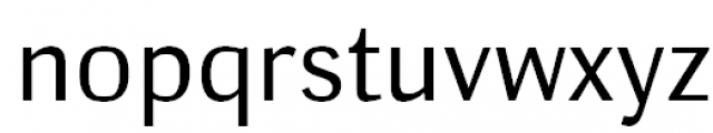 Deca Sans Regular Font LOWERCASE