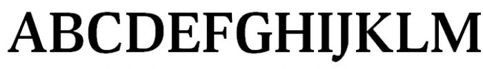 Deca Serif Bold Font UPPERCASE