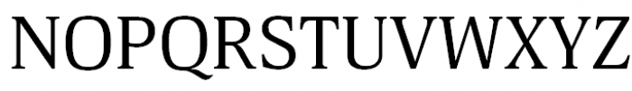 Deca Serif Regular Font UPPERCASE