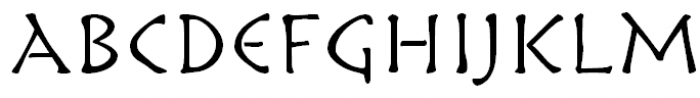 Demosfen Regular Font UPPERCASE