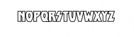 Destroyer Open Font LOWERCASE