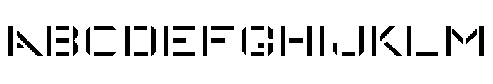 De Stijl Stencil FONT