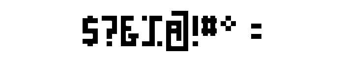 De Stijl Tall Font OTHER CHARS