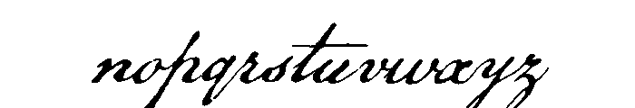 Declaration Alternates Font LOWERCASE