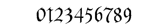 Declaration Blackletter Font OTHER CHARS