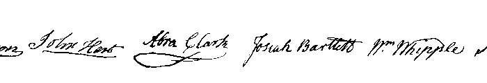 Declaration Signers FONT