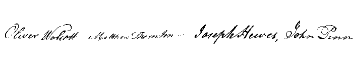 Declaration Signers Font LOWERCASE