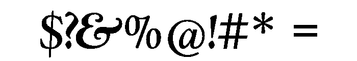 Deepdene Bold Italic Font OTHER CHARS
