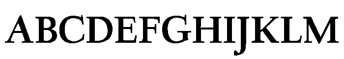Deepdene Bold Font UPPERCASE