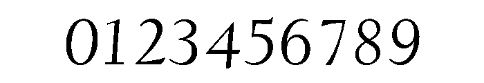 Deepdene Regular Italic Font OTHER CHARS