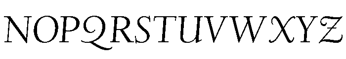 Deepdene Regular Italic Font UPPERCASE