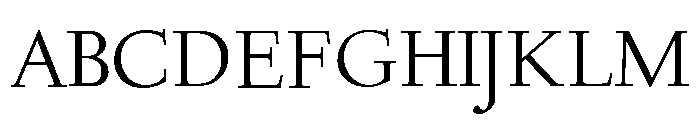 Deepdene Regular Font UPPERCASE