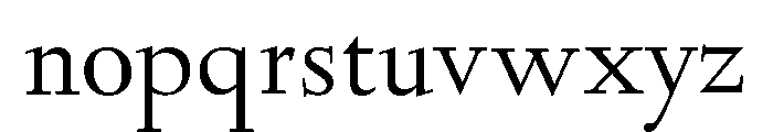 Deepdene Regular Font LOWERCASE