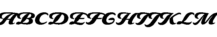 Delaney Black Font UPPERCASE
