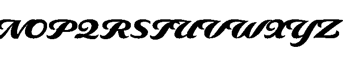 Delaney Black Font UPPERCASE