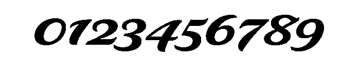 Delaney Bold Font OTHER CHARS