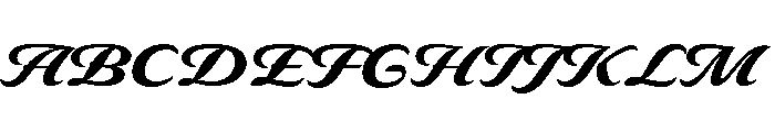 Delaney Bold Font UPPERCASE
